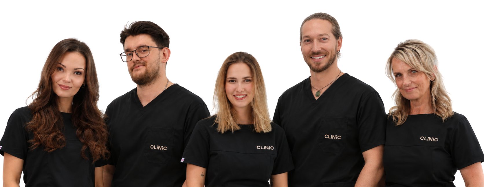 T\u00fdm kliniky CLiNiC: Barbora Slav\u00edkov\u00e1, Swjatoslaw Moltschanov, Tereza Ku\u010derov\u00e1, Zden\u011bk Zion a Silvie D\u017eubov\u00e1
